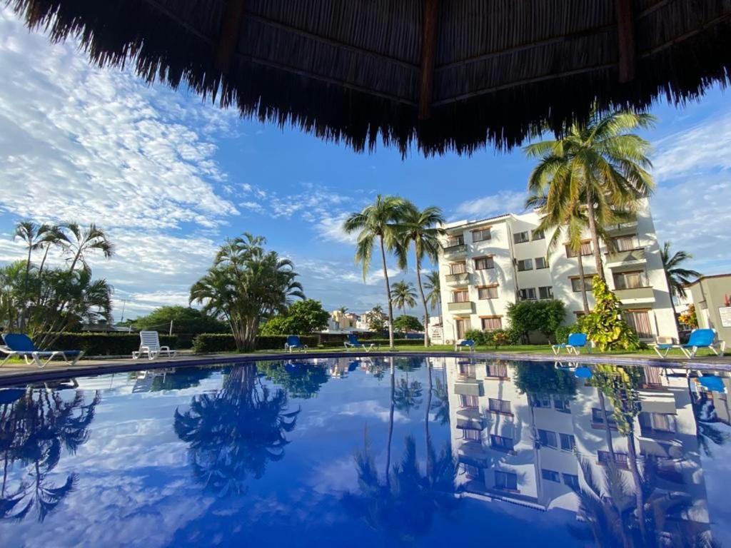 hermoso departamento, condominio suites las palmas Manzanillo Exterior foto